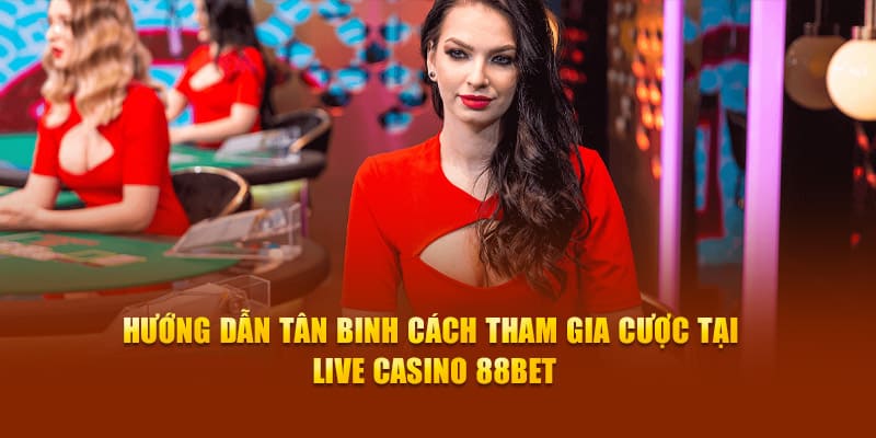 Hướng dẫn cách đặt cược tại sảnh live casino 88bet